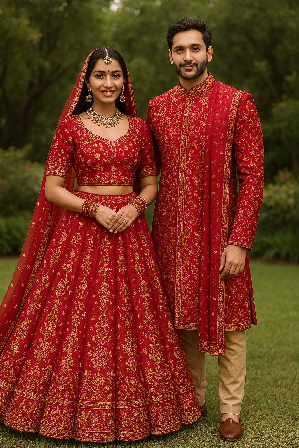 Couple Lehnga