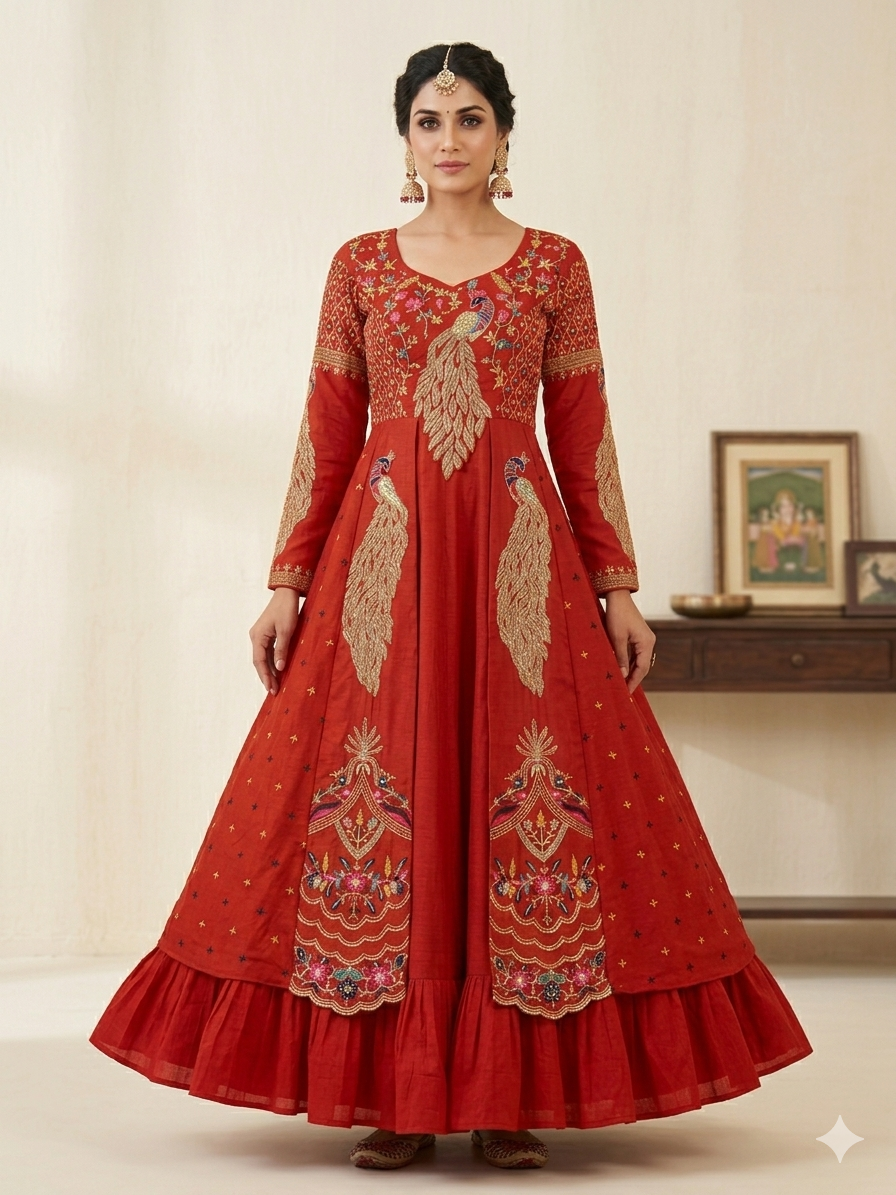 Designer Crop Top & Shrug