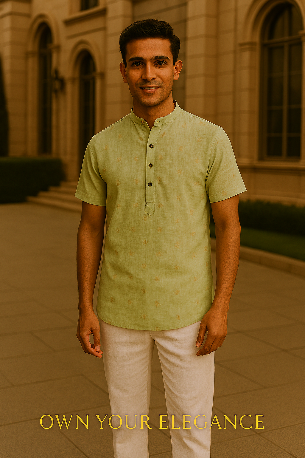 Linen Cotton Short Kurta