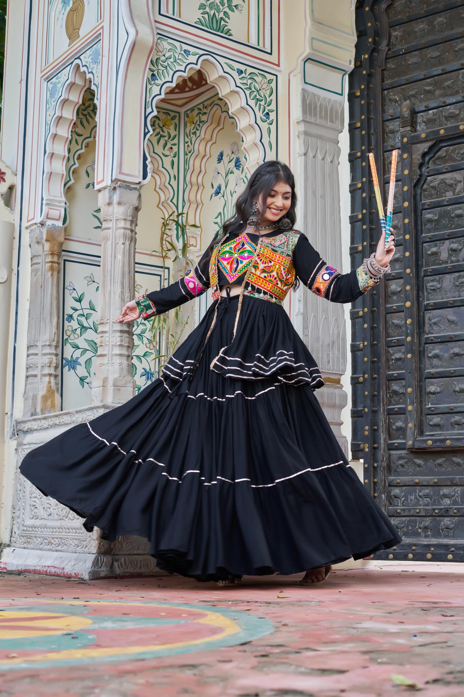 Koti with lehnga