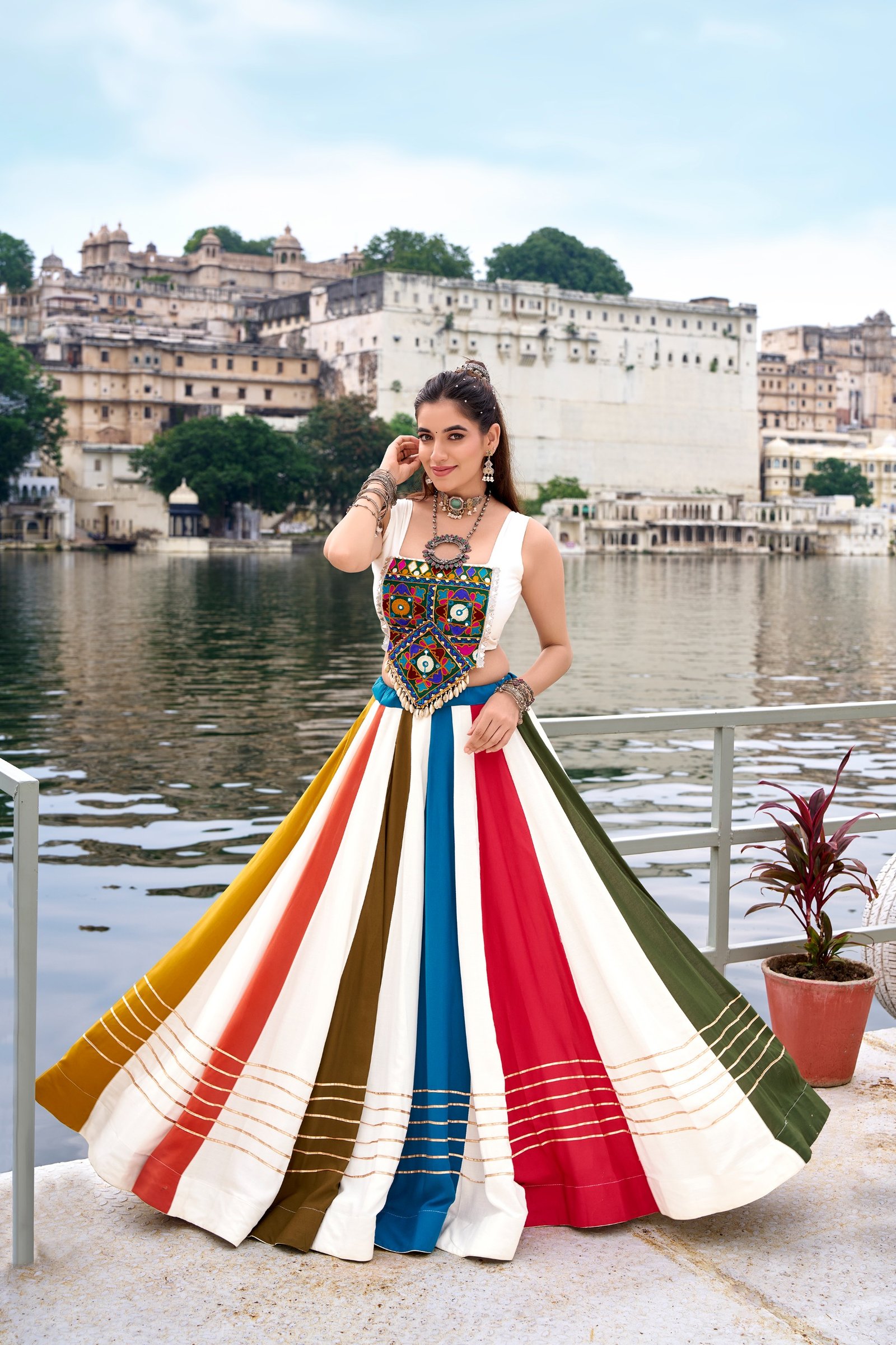 Navtrai Multicolor Lehnga