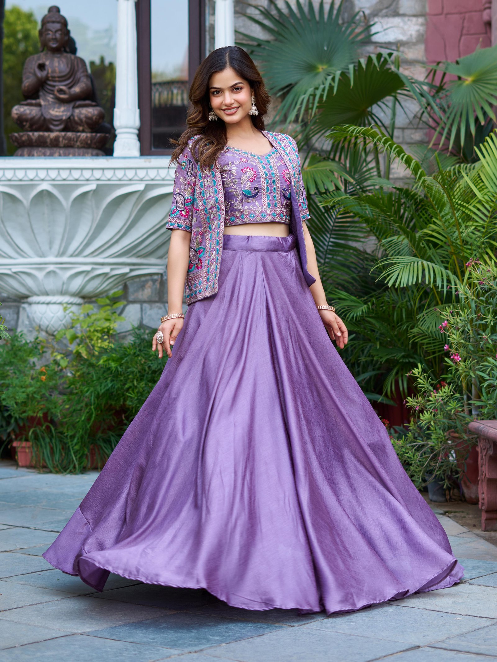 Lehenga choli & koti