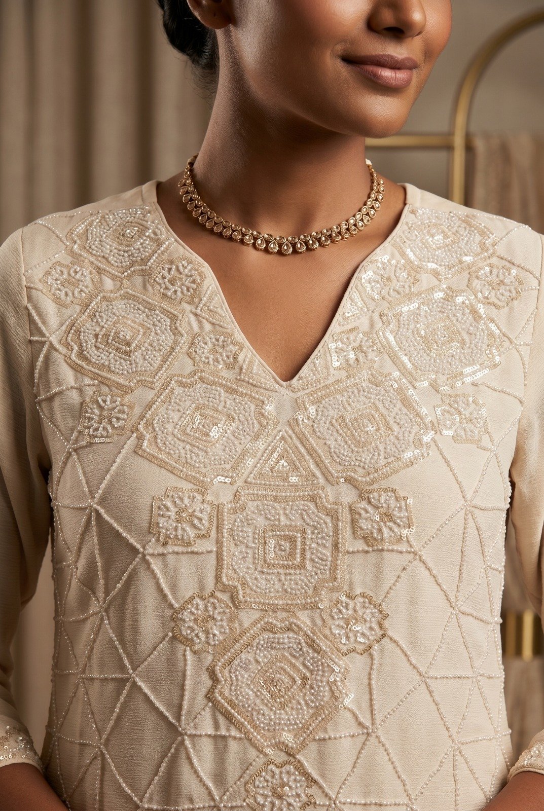 Party Wear Plazo Set